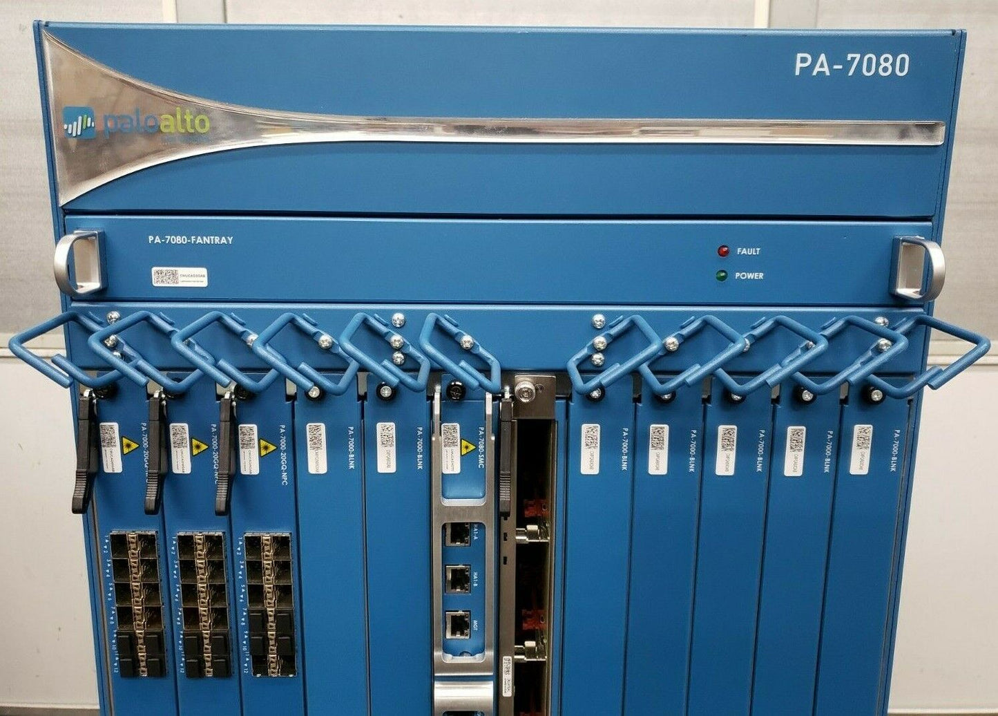 PaloAlto PA-7080 12-Slot Firewall Chassis w/ 3x PA-7000-20GQ-NPC & 4x 2500W PSU