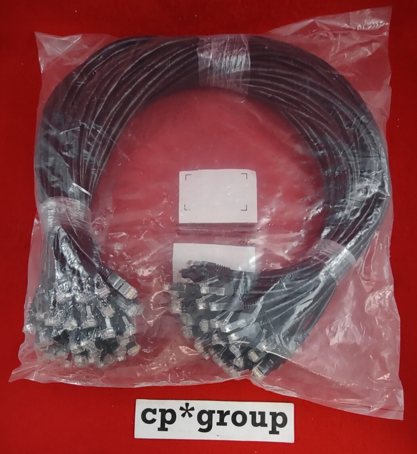 LOT OF 50 Tripp Lite 3FT Cat6 Black Snagless Patch Cables (RJ45) N201-003-BK50BP