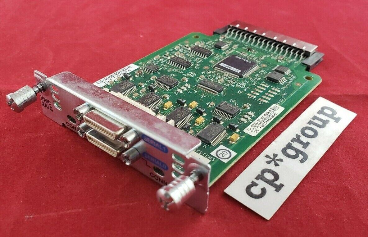 Cisco 2-Port Async/Sync High Speed Serial WAN Interface Card HWIC-2A/S