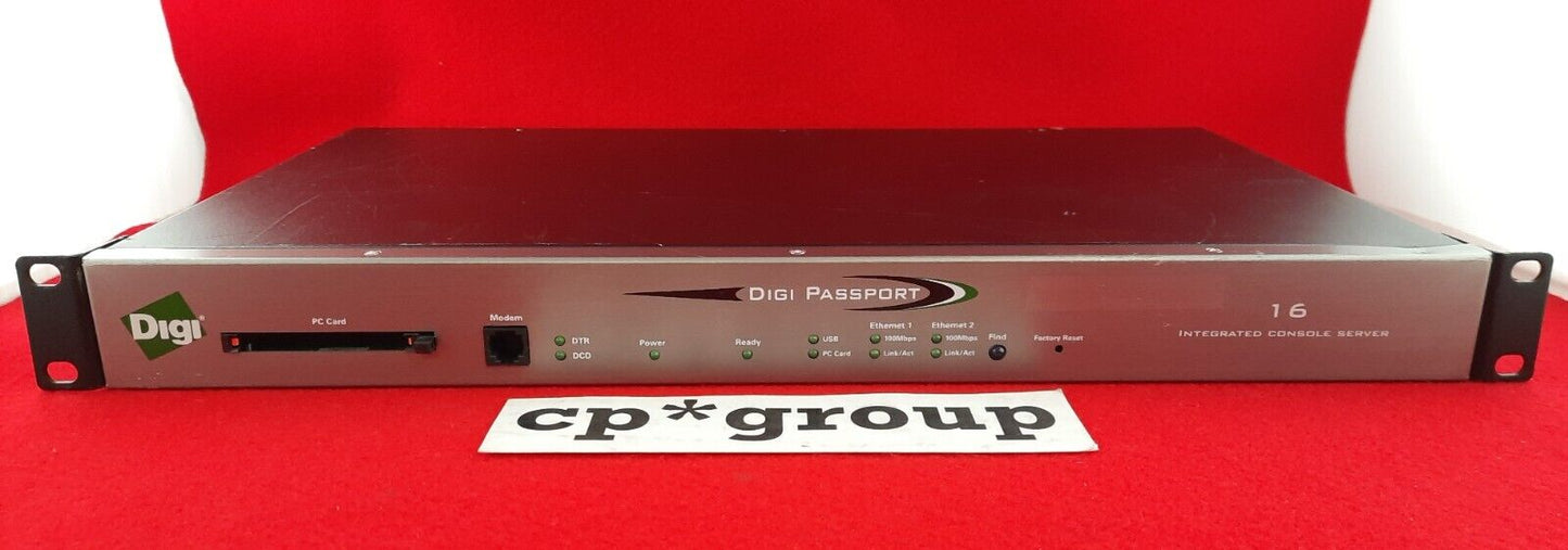 Digi Passport 16 16-Port 10/100 FE Intergrated Console Server 50001350-02