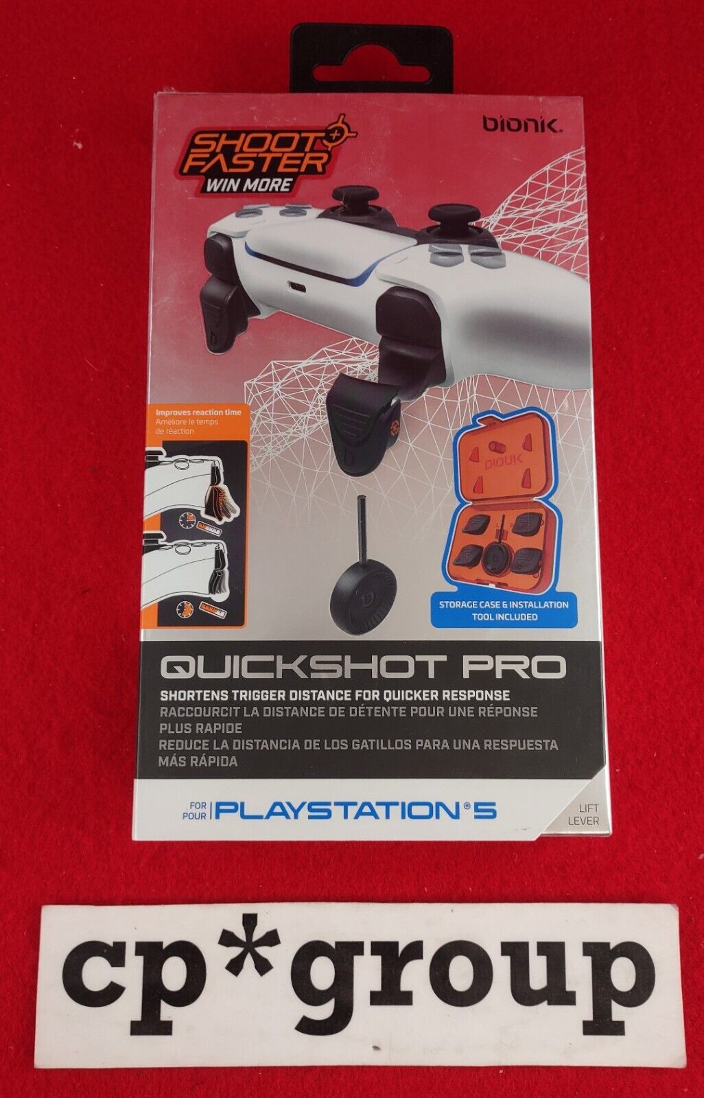 BIONK Quickshot Pro Custom Trigger Caps for PS5 BNK-9059