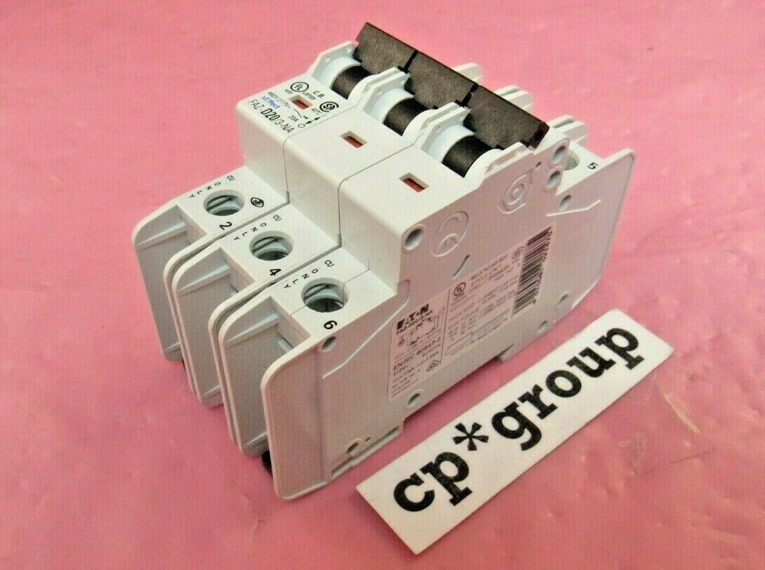 Eaton FAZD20/3-NA 3-Pole 20A 480/277VAC Circuit Breaker FAST FREE SHIPPING!!!