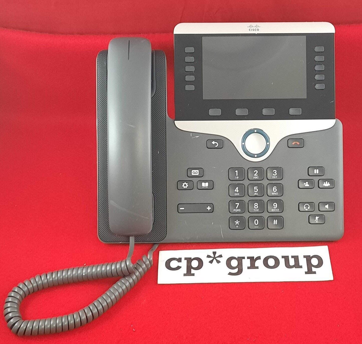 Cisco CP-8851 VOIP Office Phone w/Eth Cable LCD Color Display PoE