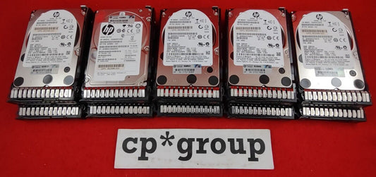 LOT OF 10 HP 600GB 10K SAS 6Gb 64MB 2.5" Hard Drive 653957-001