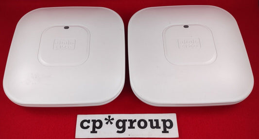 LOT OF 2 Cisco Aironet 2602I 802.11N Dual Band Access Point AIR-SAP2602I-A-K9