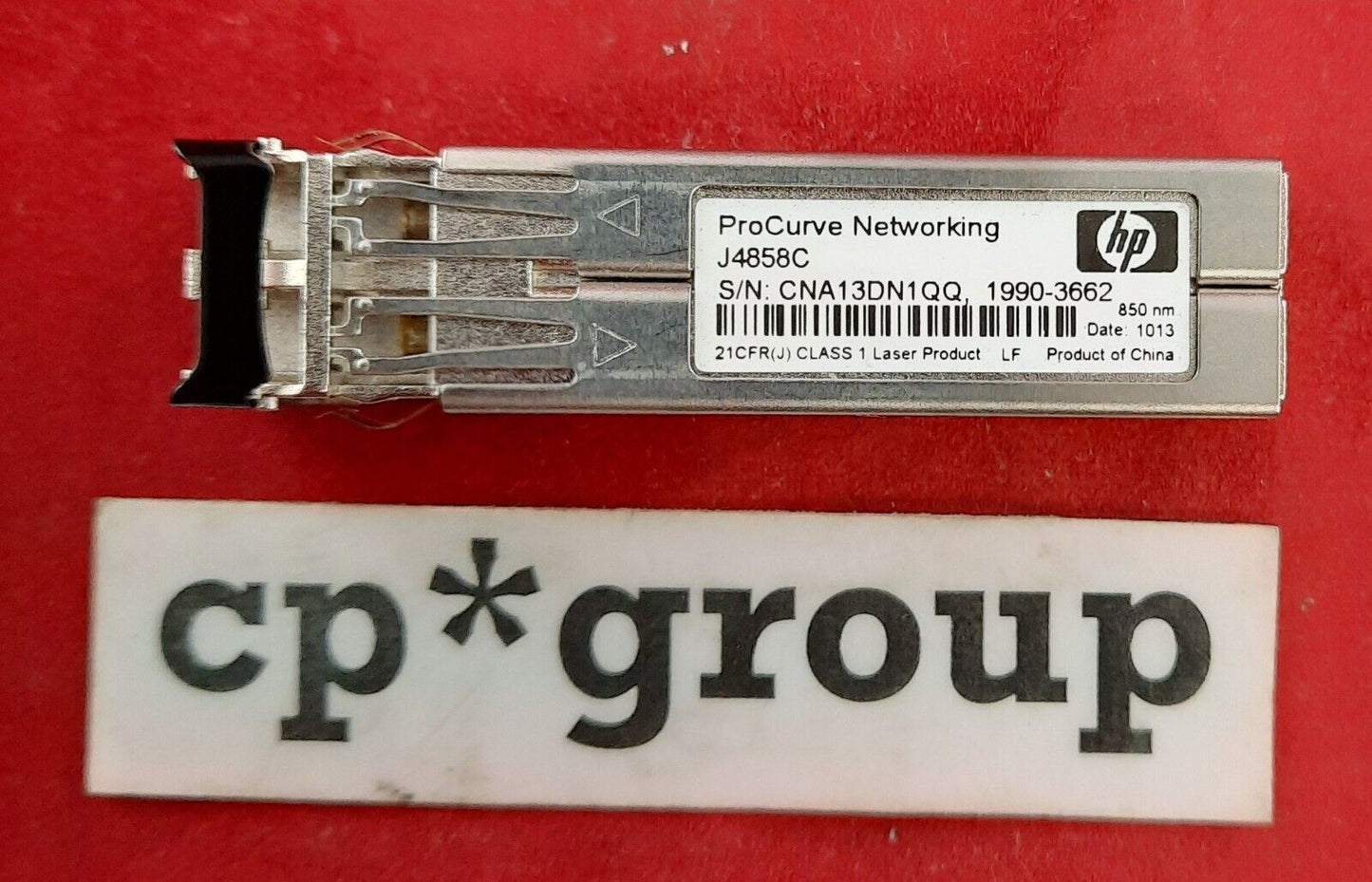 LOT OF 2 Genuine HP  1000Base-SX LC Fiber Channel SFP Transceiver J4858C