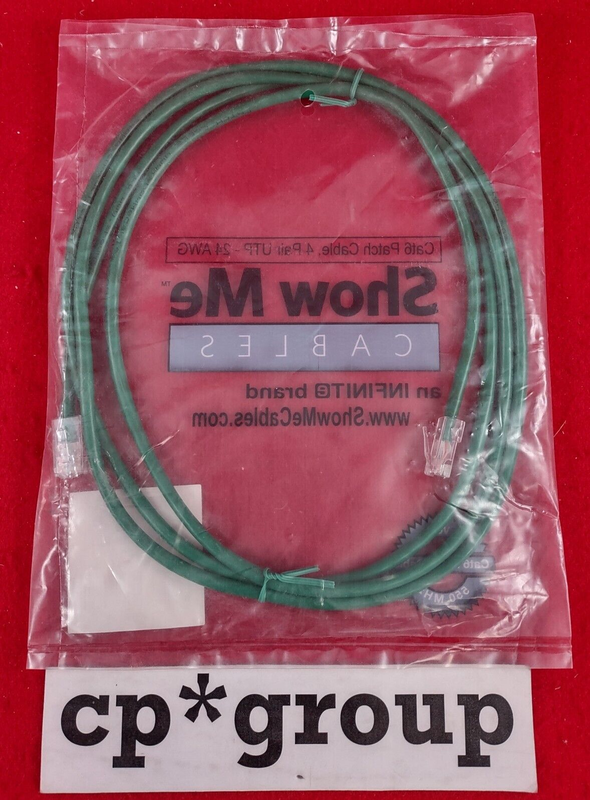 LOT OF 6 Green 7ft Category 6 Ethernet Cord (UTP) GRNCAT67FT