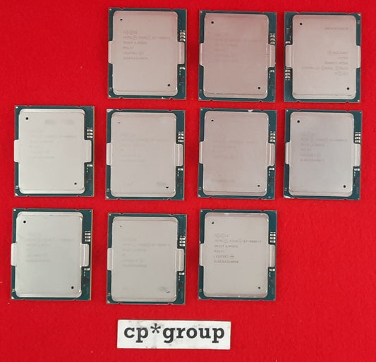 LOT OF 10 Intel Xeon E7-8880v3 2.3GHz 45MB LGA2011-1 18-Core CPU Processor SR21X