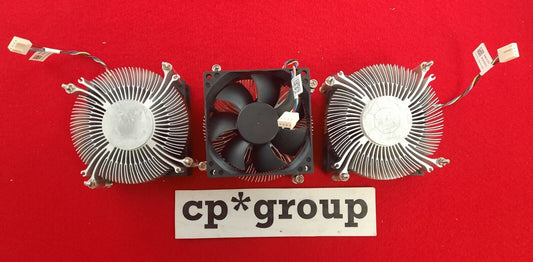 LOT OF 3 Dell CPU Cooling Heatsink and Fan Assembly for Optiplex 390 3010 0KXRX