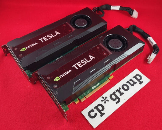 LOT OF 2 Nvidia Tesla K40 12GB GDDR5 GPU Server Accelerator 699-22081-0206-230