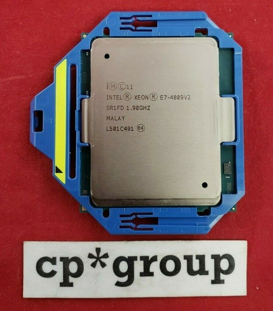 MATCHED PAIR Intel SR1FD Xeon E7-4809 v2 1.9GHz LGA2011-1 6-Core CPU Processor