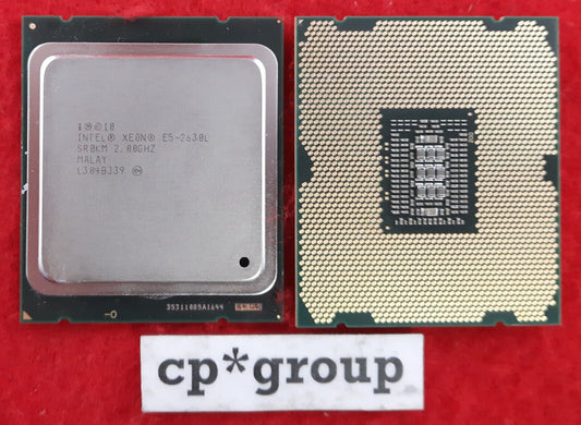 LOT OF 2 Intel Xeon E5-2630L 2.0GHz 15MB LGA2011 6-Core CPU Processor SR0KM