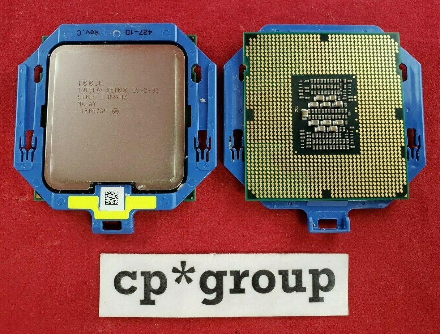 LOT OF 2 Intel Xeon E5-2403 1.8GHz 10MB LGA1356 Quad-Core CPU Processor SR0LS