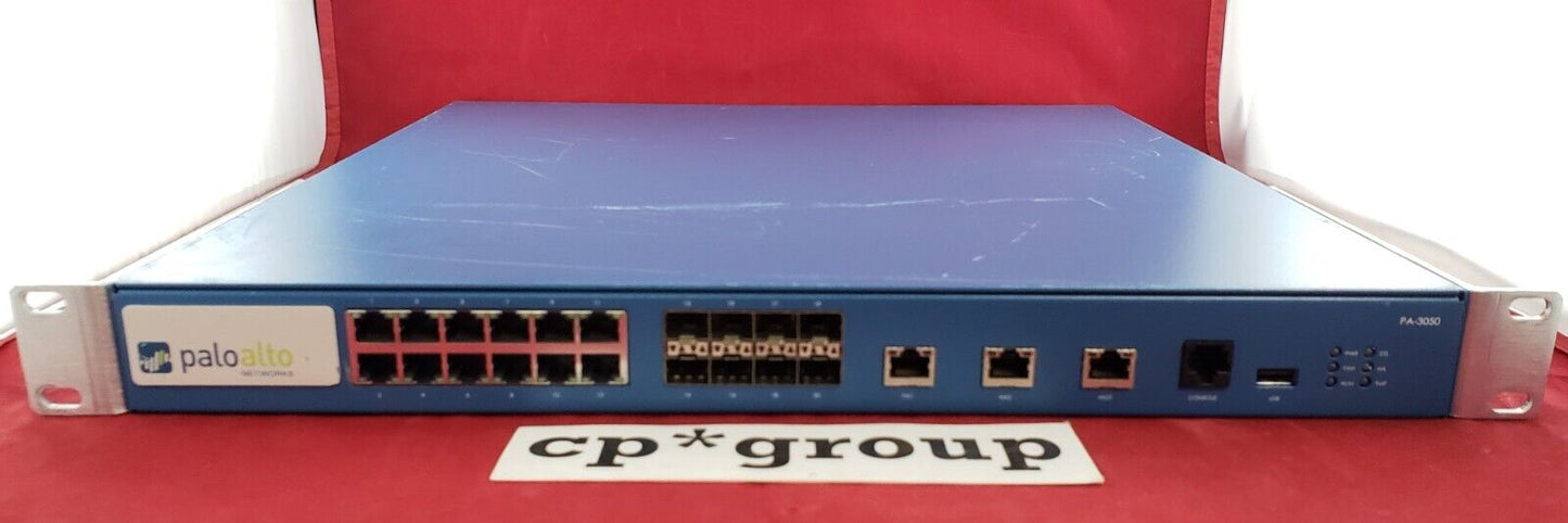 Palo Alto 12-Port GbE 8-Port SFP Enterprise Network Security Firewall PA-3050