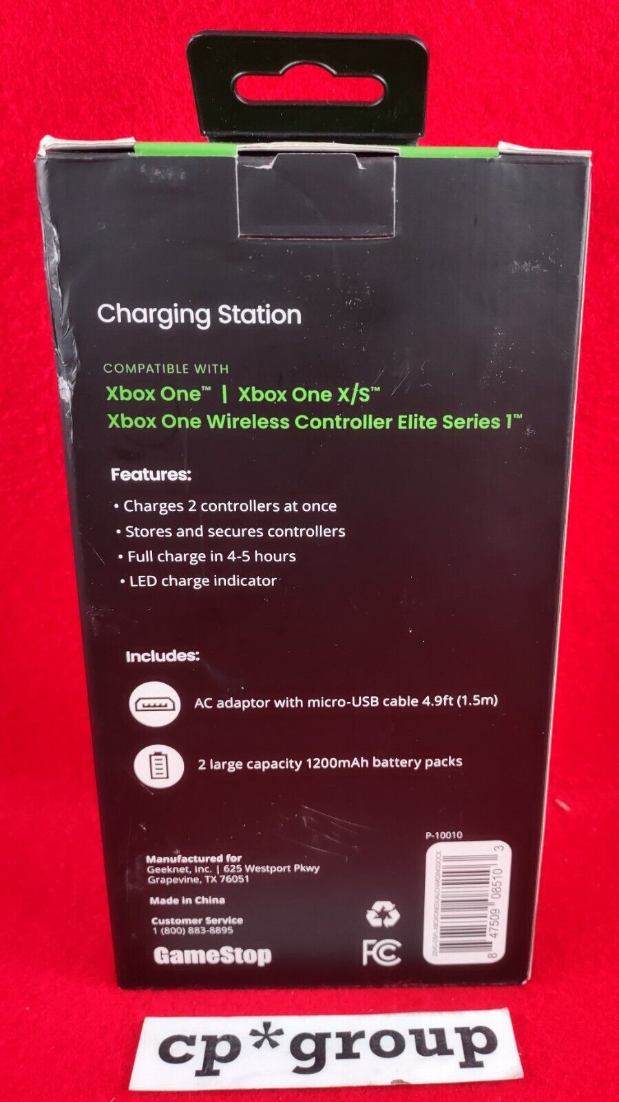 XBOX ONE Dual Charging Dock Station w/ 2x Batteries 22VG-GSPL-XBOXCHARGER