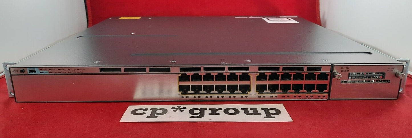 Cisco Catalyst 3750X 24-Port GbE Network Switch w/ 1xPSU WS-C3750X-24P-E