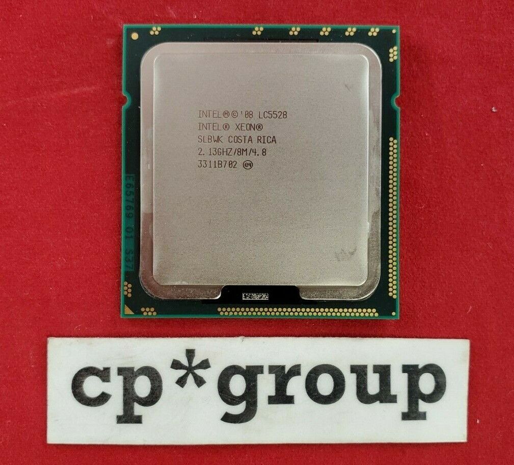 LOT OF 2 Xeon LC5528 2.13GHz 8MB 2400MHz LGA1366 Quad-Core CPU Processor SLBWK