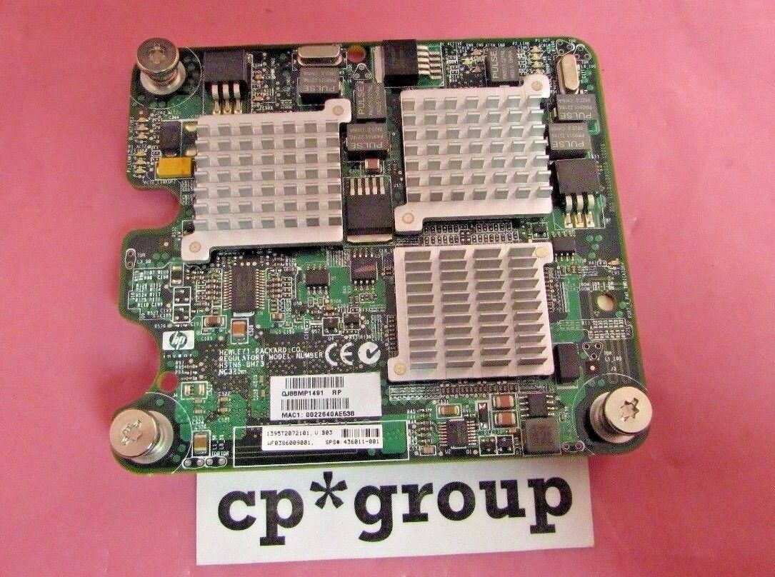 LOT OF 10 HP 436011-001 NC325M Quad Port Mezzanine Gigabit Server Adapter NIC