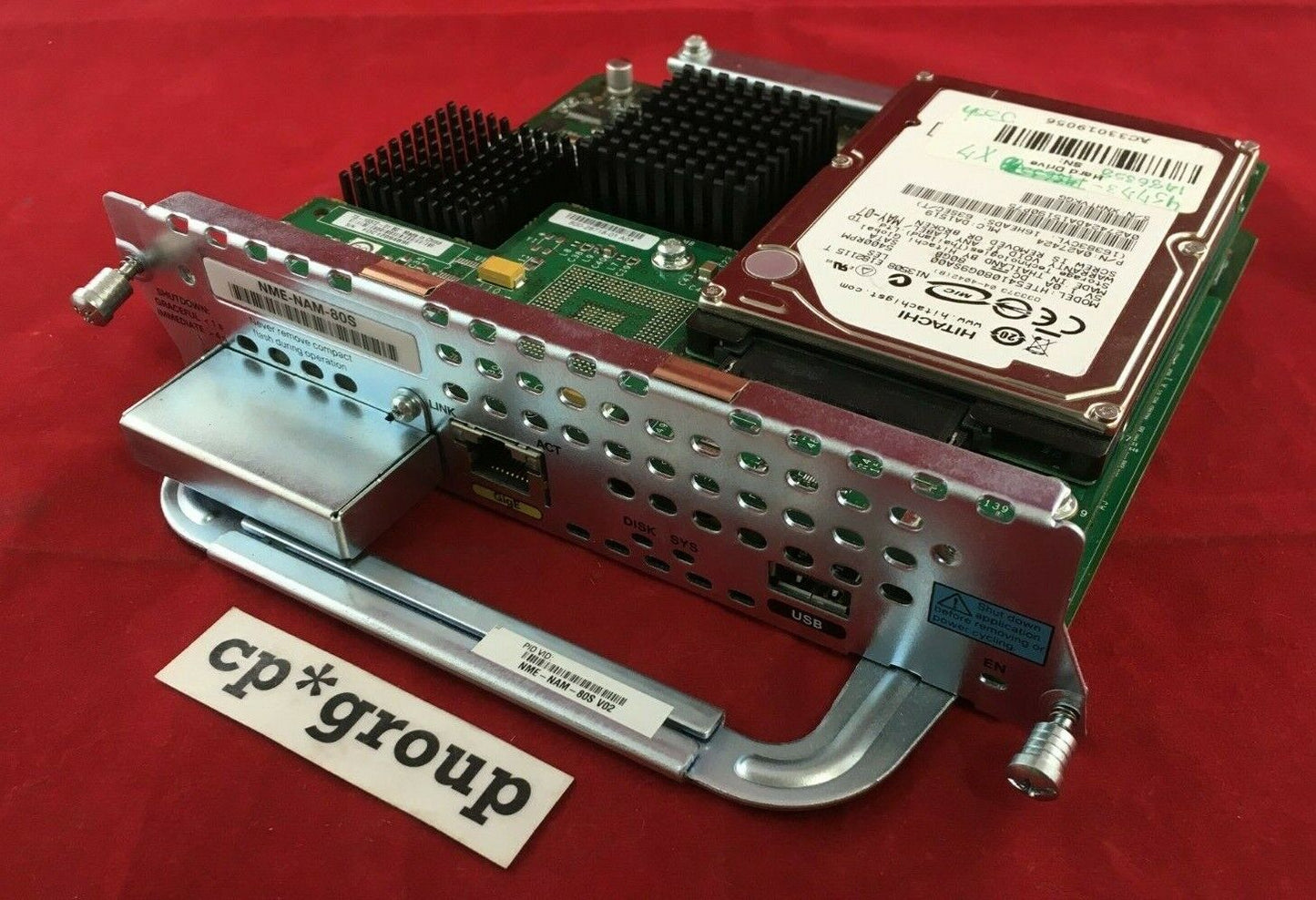 Cisco Single Port Network Analysis Module NME-NAM-80S w/ 80GB Hard Drive