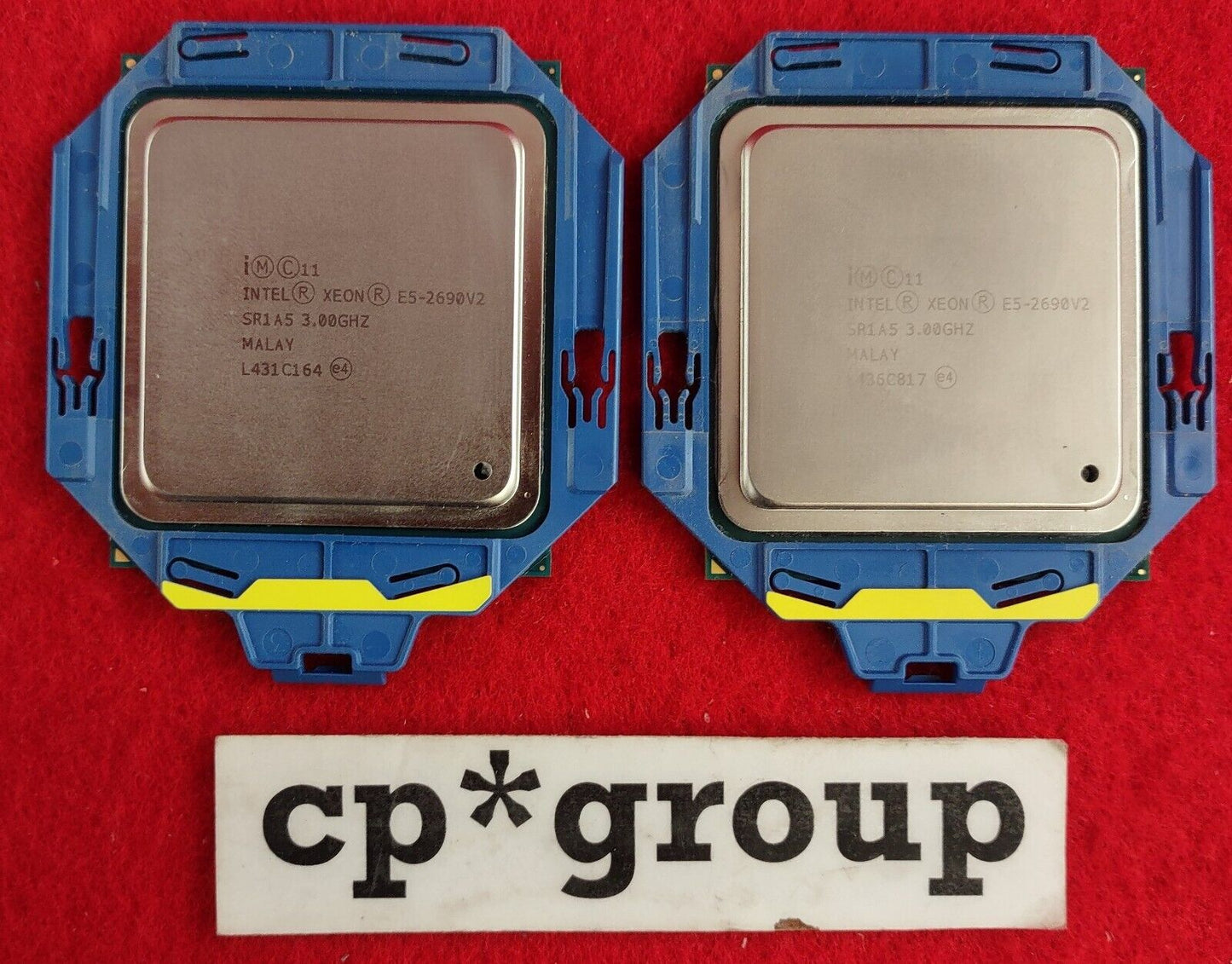 LOT OF 2 Intel Xeon E5-2690 v2 3.0GHz LGA2011 10-Core CPU Processors SR1A5