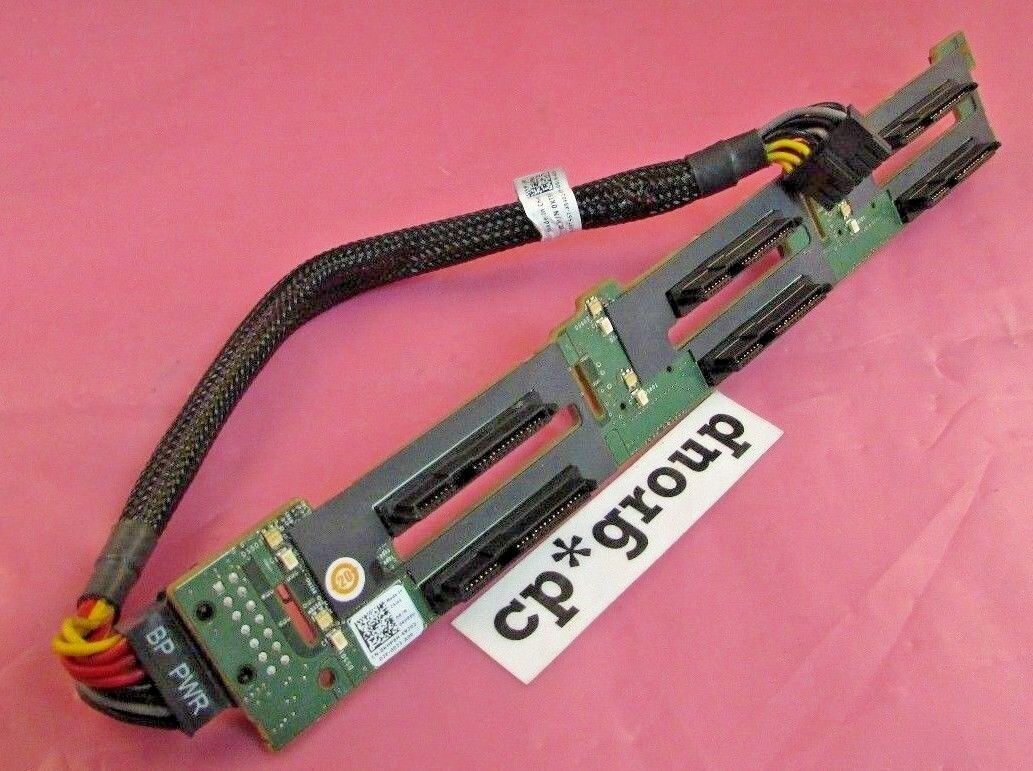 KHP6H Dell PowerEdge R610 R810 1x6 2.5" SAS Backplane Board w/ Power Cable XT567