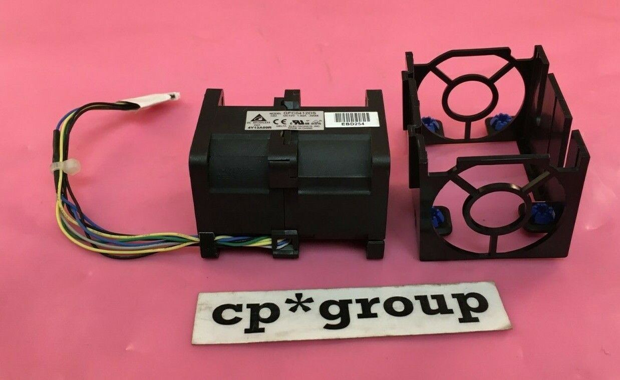 LOT OF 3 Delta GFC0412DS-AK65 DC12V 1.82A Cooling Fan w/ Housing 1B31P6N00-600-G