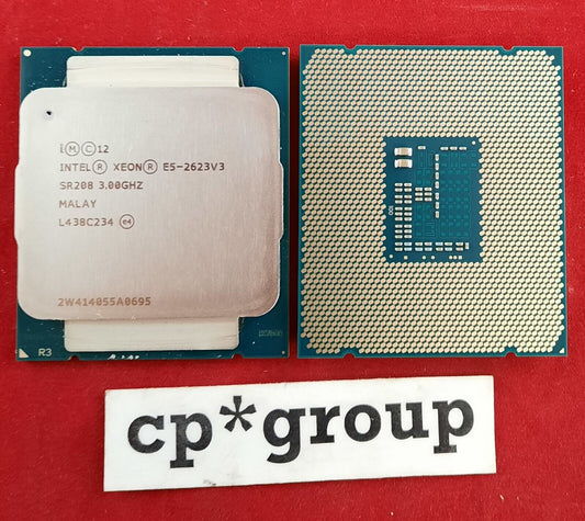 LOT OF 2 Intel Xeon E5-2623 V3 3.0GHz 10MB LGA2011 4-Core CPU Processor SR208