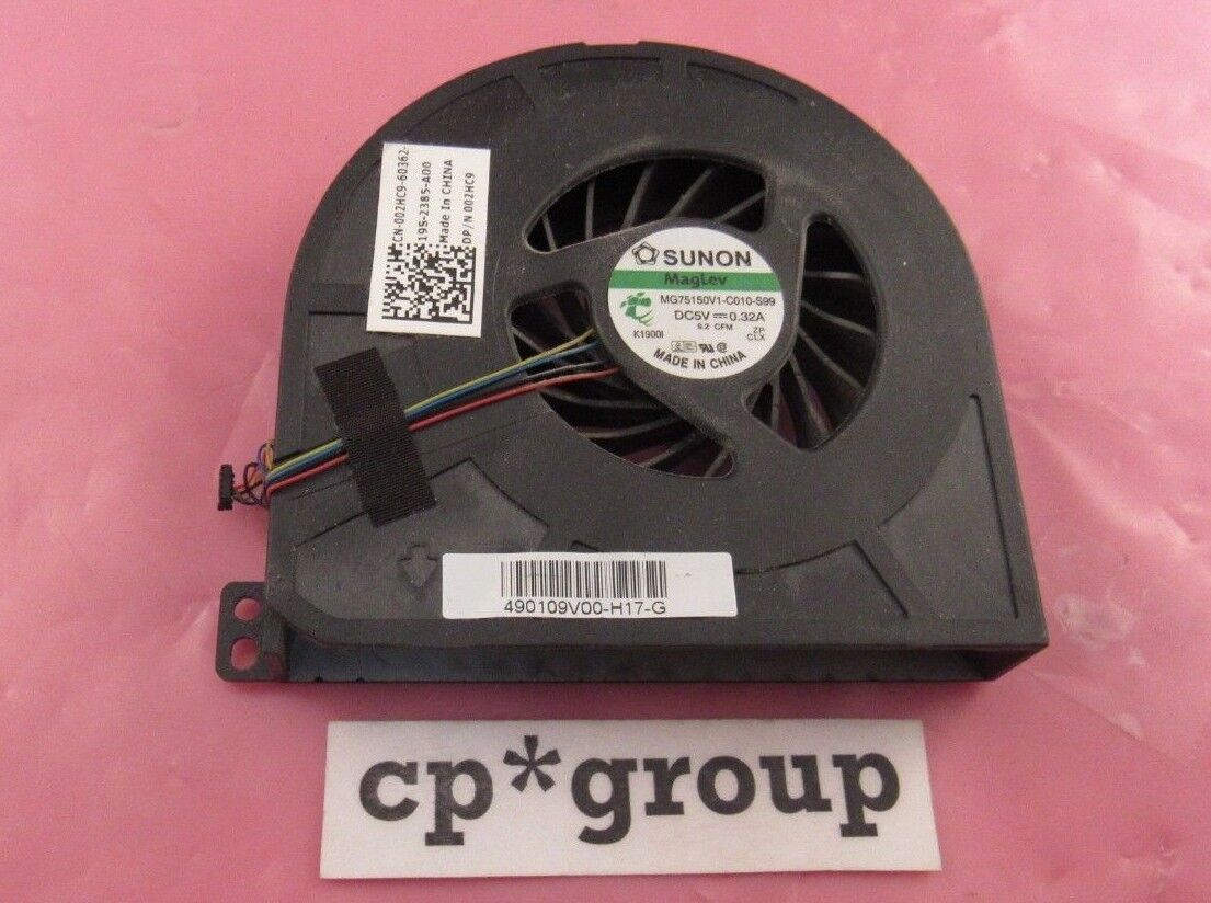 Genuine Dell Precision M4600 CPU GPU Cooling Fan Pair 5PJ49 02HC9 SHIPS FAST