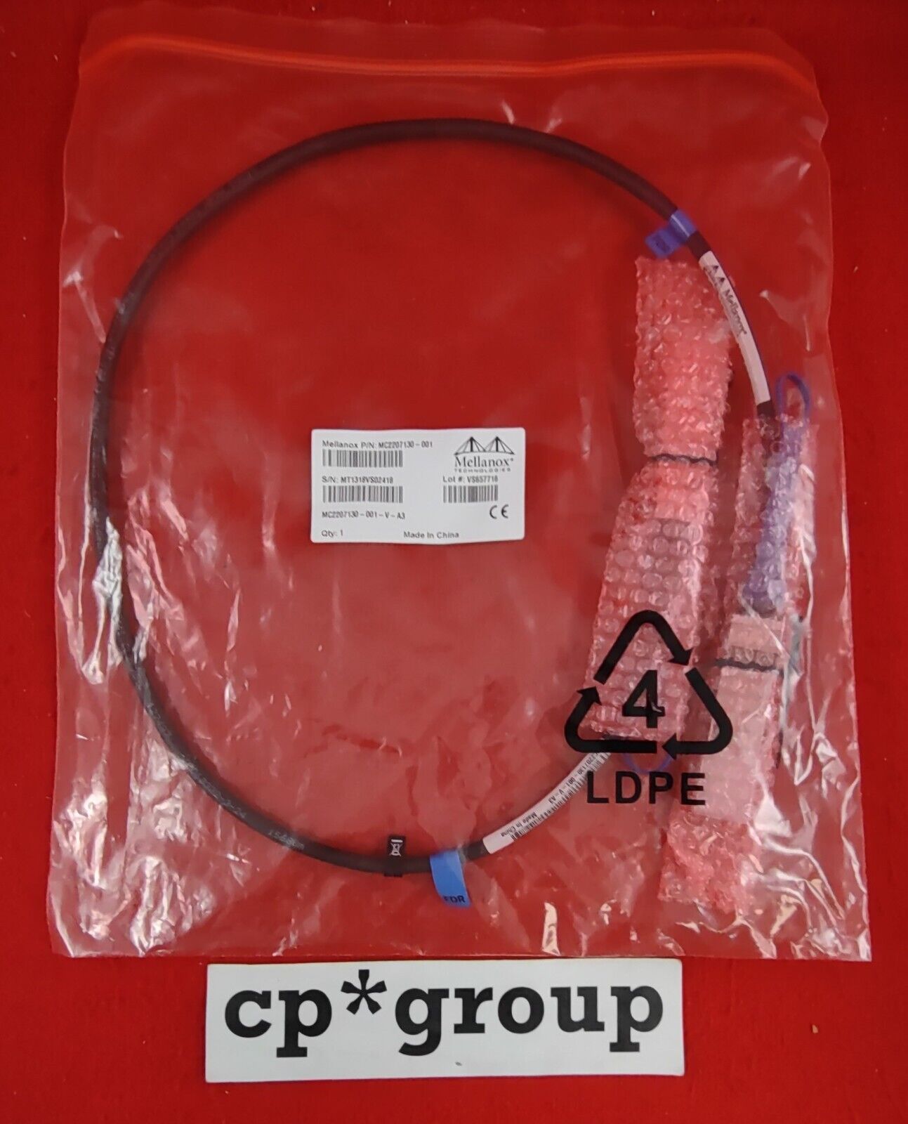 NEW Mellanox 56G QSFP+ Passive  Copper Cable 1m MC2207130-001