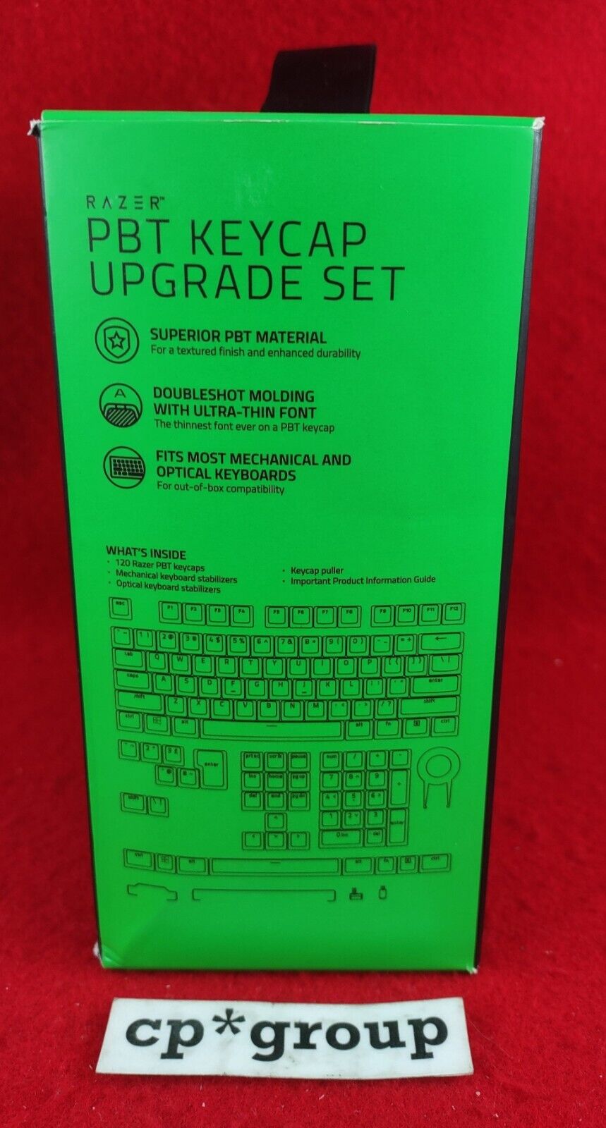 Razer PBT Keycap upgrade Set (Razer Green) RC21-01490400-R3M1