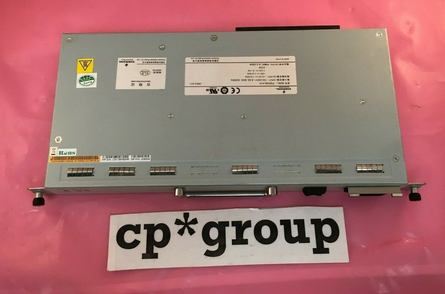 HP JD650A Emerson PSR350-A10 350W Power Supply for A-MSR50-40 & A-MSR50-60