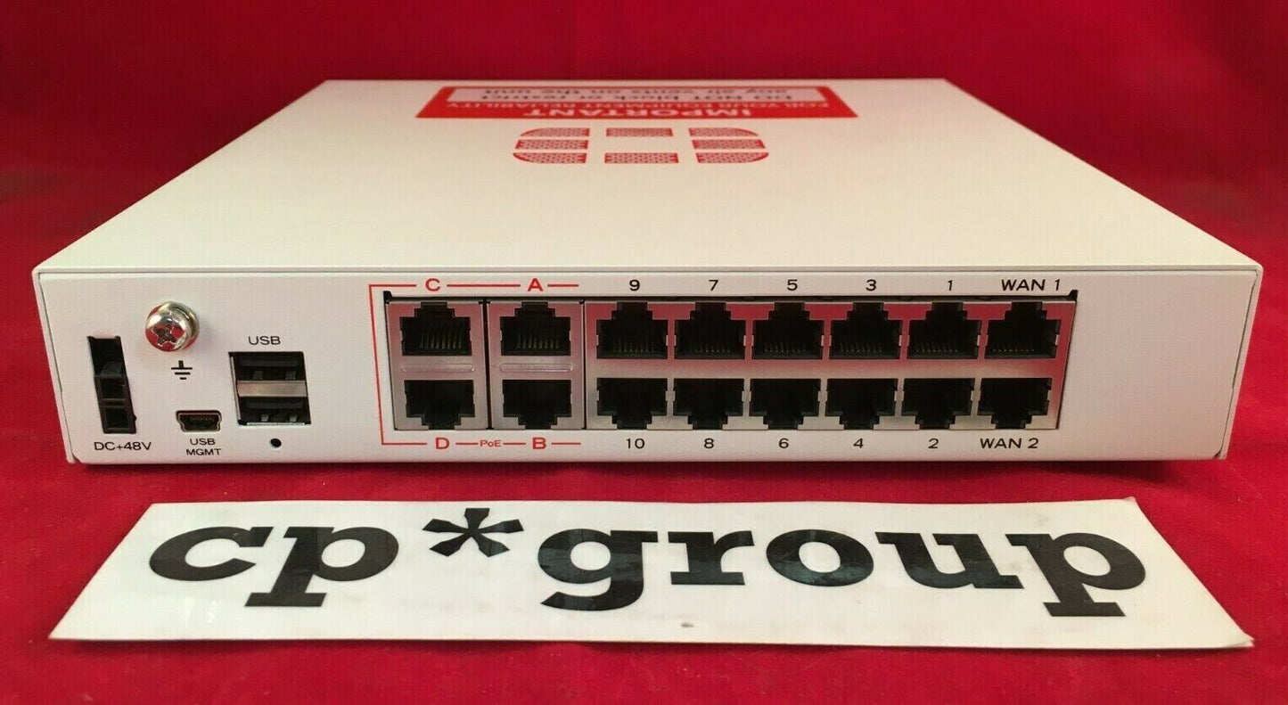 FortiWiFi 90D WiFi Firewall Security Gateway FWF-90D-POE FG-90D-POE