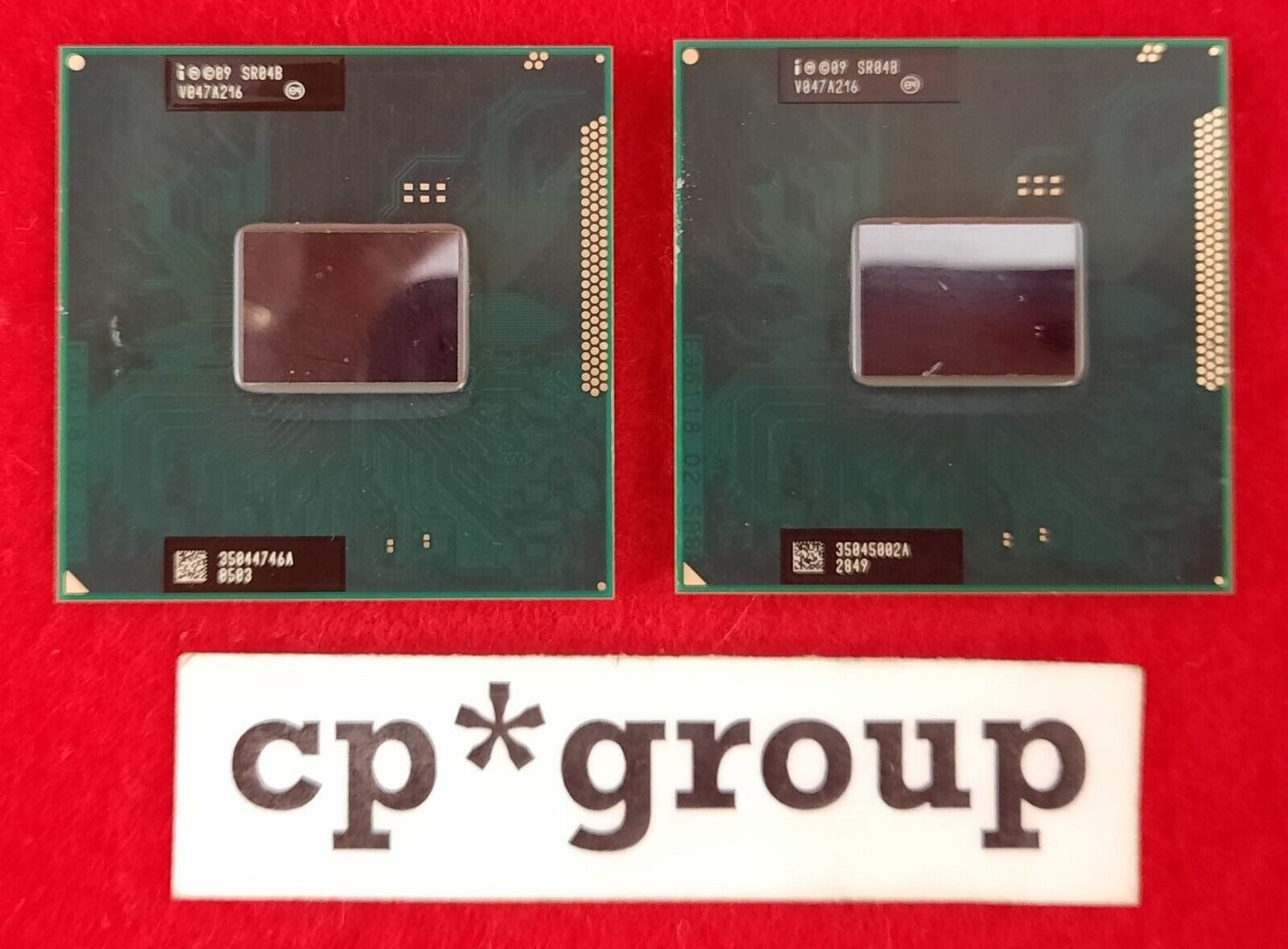 LOT OF 2 Intel Core i5-2410M 2.3GHz 3MB Socket G2 2-Core CPU Processor SR04B