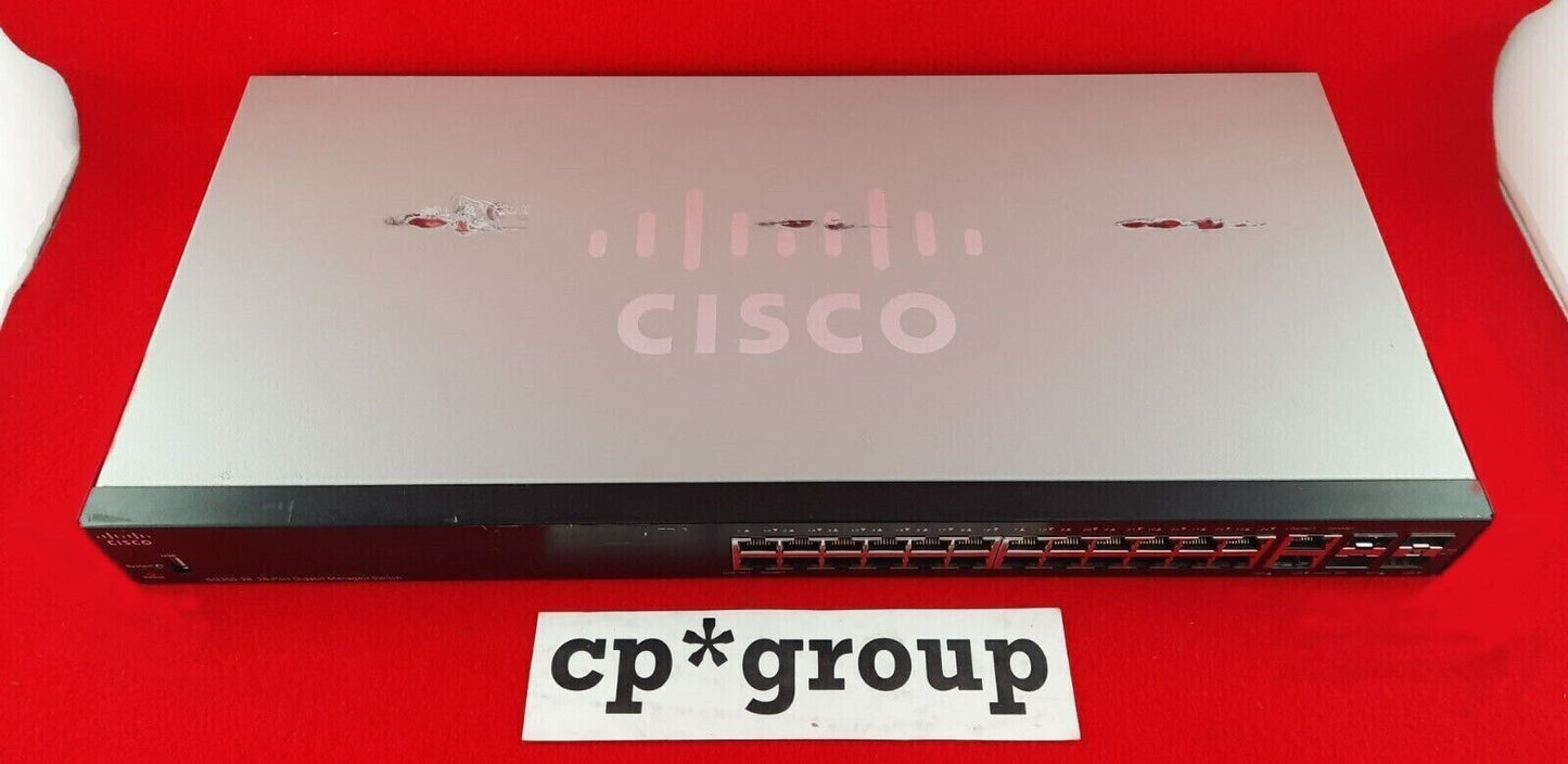 Cisco SG350 28-Port Gigabit Ethernet + 2-Port DP SFP Network Switch SG350-28