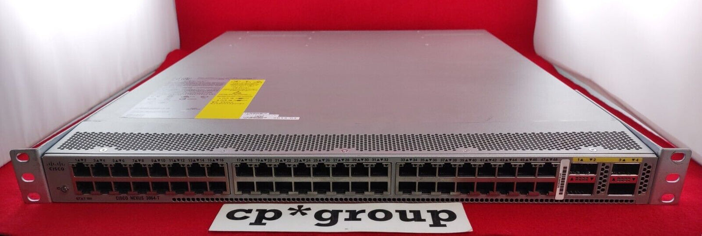 Cisco Nexus 3064-TQ 48-Port 10 GbE Managed Network Switch N3K-C3064TQ-10GT