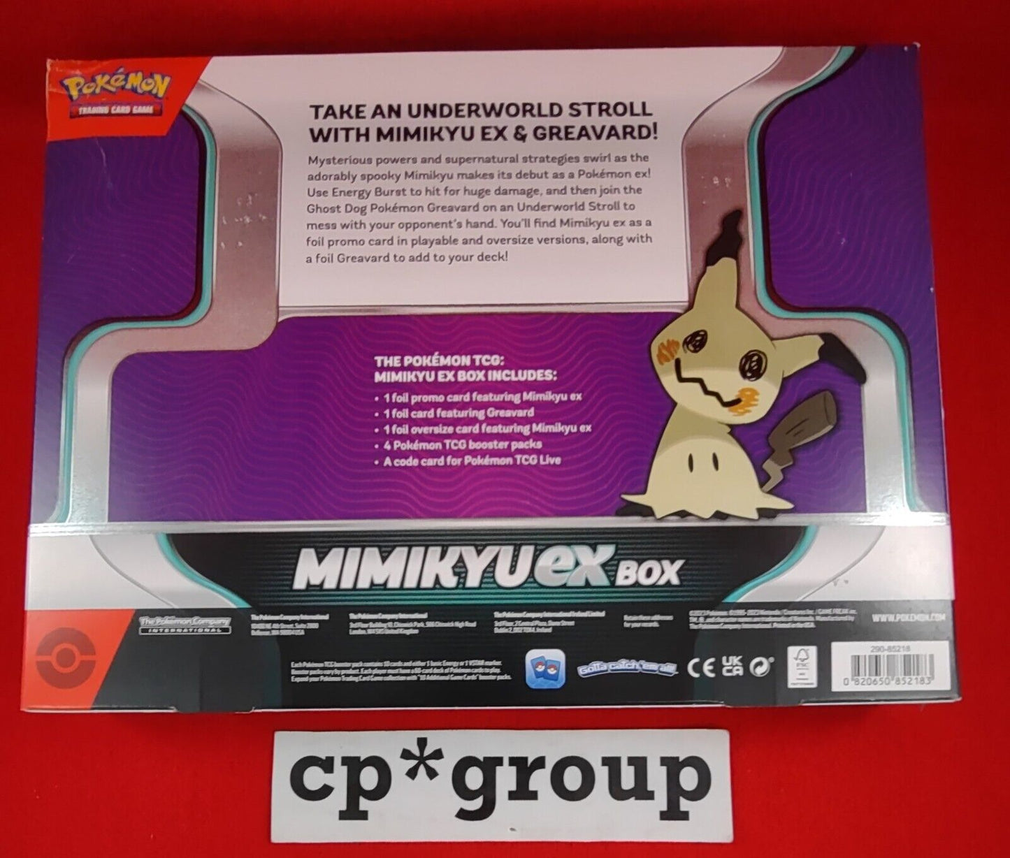 Pokémon MimikyuEX Box 290-85218