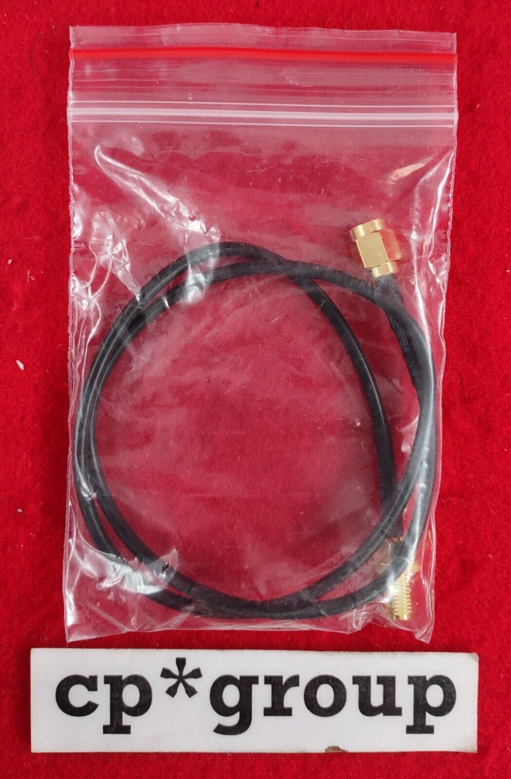 LOT OF 2 18" RP-SMA Male to RP-SMA Female Low Loss Extension Cable