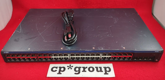 Juniper 48-Port GbE PoE+ & 4-Port SFP Managed Network Switch EX2200-48P-4G