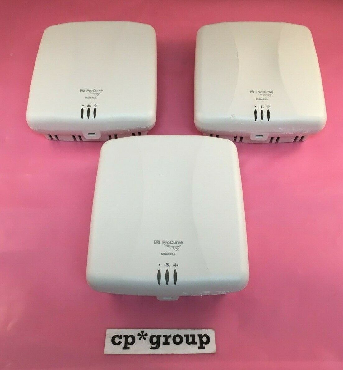 LOT OF 3 HP J9522A MSM415 RF 2-Port Gigabit Ethernet Wireless Security Sensor