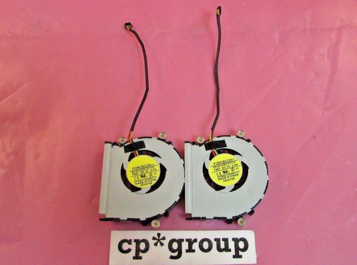 LOT OF 2 Forcecon 3-pin CPU Cooling Fan for Elitebook 720 820 G1 DFS401505M10T