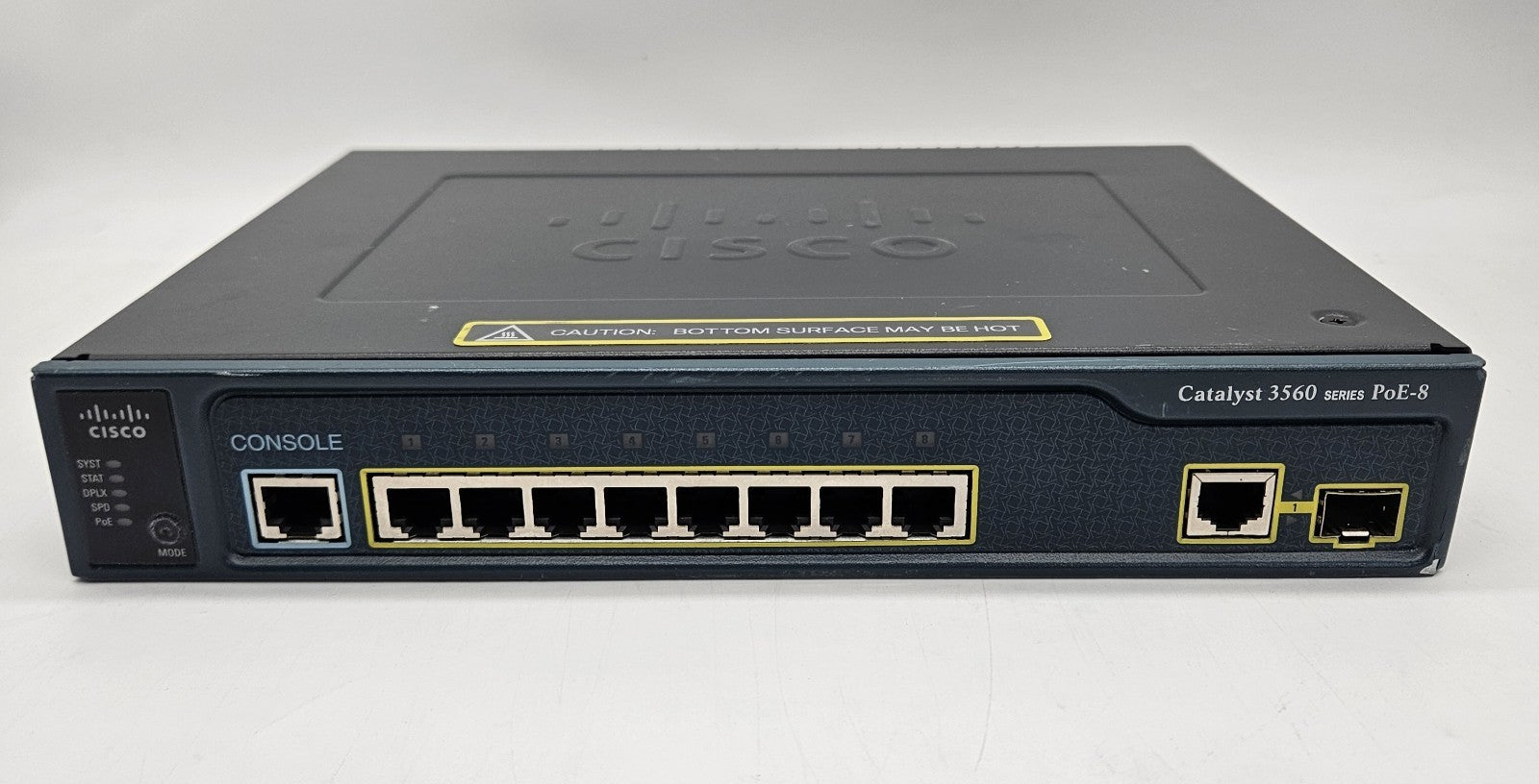 Cisco Catalyst 3560 8-Port PoE 10/100 Network Switch WS-C3560-8PC-S1