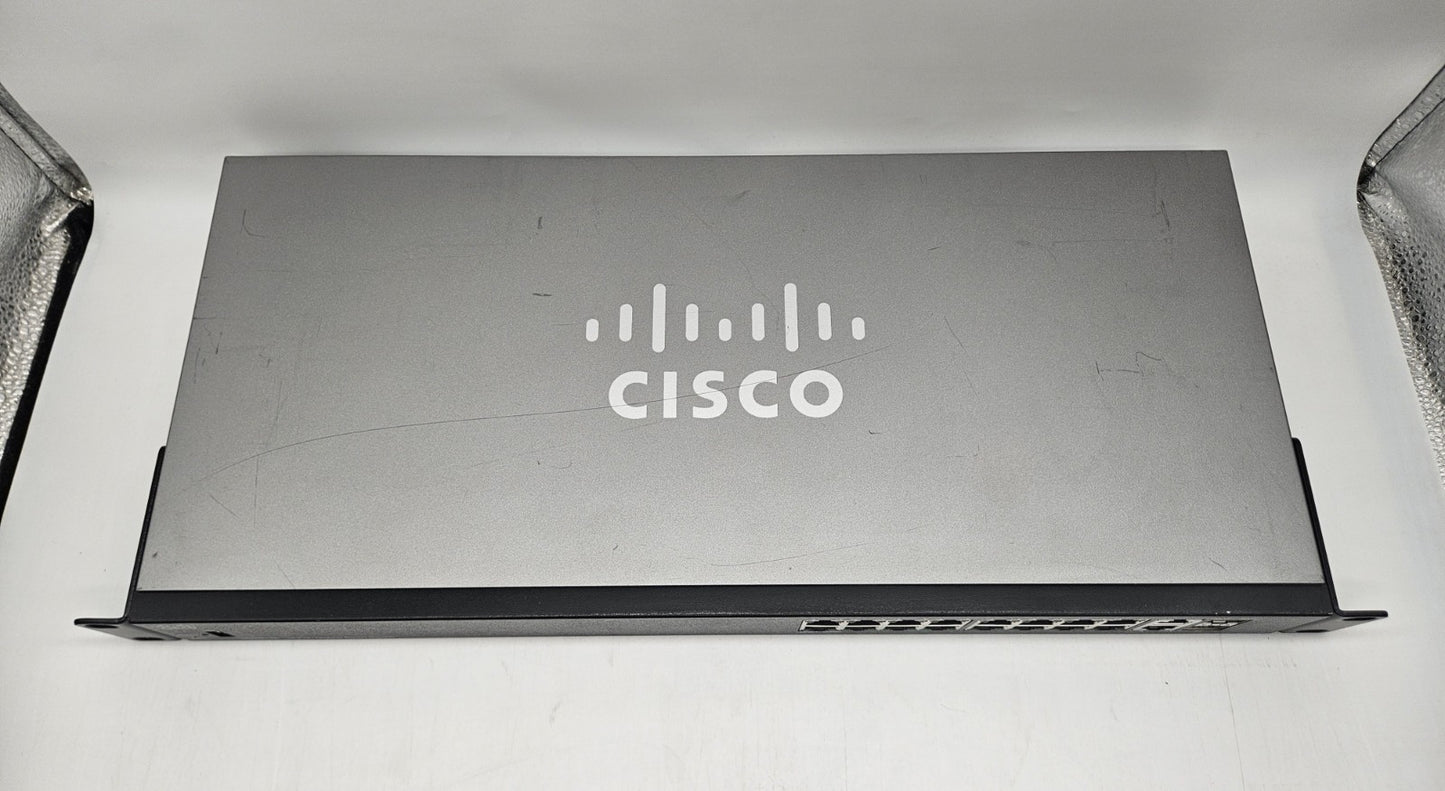 Cisco 16-Port Gigabit Ethernet & 2-Port DP (RJ45/SFP) Smart Switch SG250-182