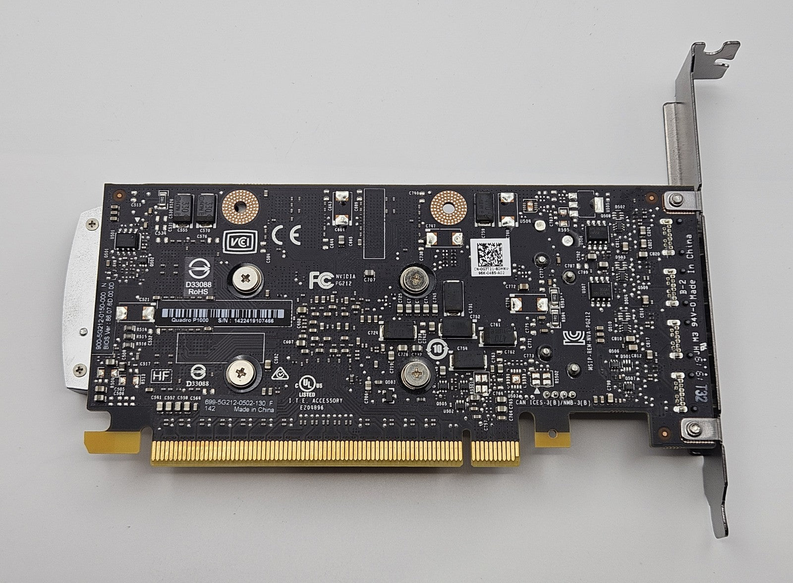 Nvidia Quadro P1000 4GB GDDR5 PCI-E 3.0 x16 Video Graphics Card (High Profile)3