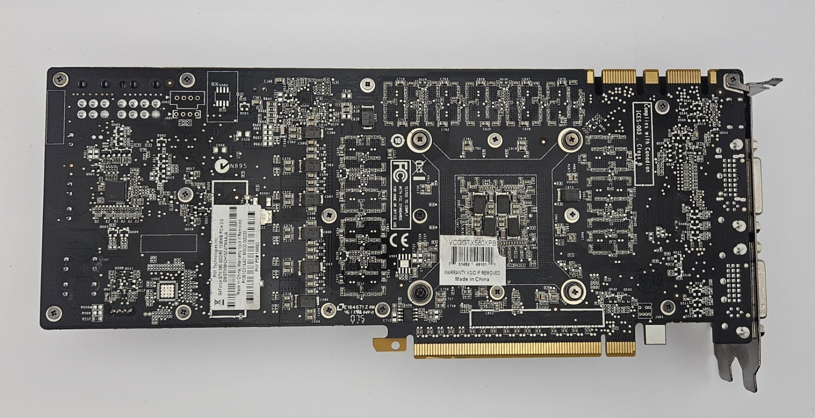 PNY XLR8 GeForce GTX 580 1.5GB GDDR5 PCI-E 2.0 x16 Video Graphics Card3