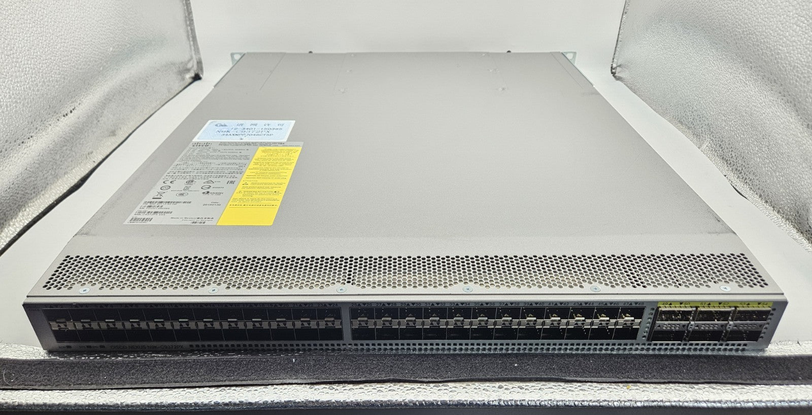 Cisco Nexus 9300 48-Port 10Gb SFP+ & 6-40Gb QSFP+ ACI Spine Switch N9K-C9372PX0