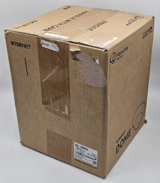 Hanwha WiseNet 5MP Stainless Steel IR Vandal Dome Security Camera XNV-8080RSA0