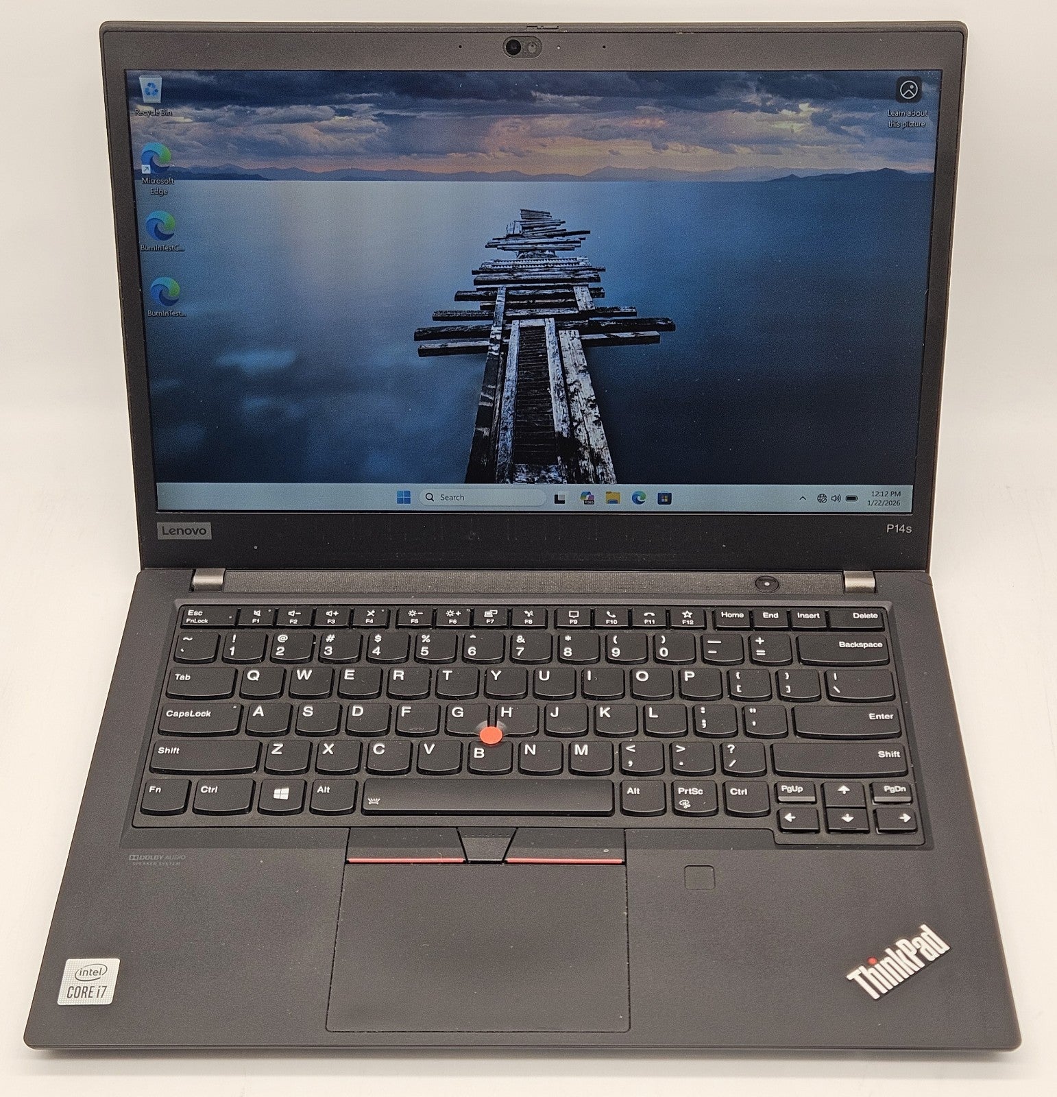 Lenovo ThinkPad P14s G1 Intel Core i7-10510U 1.80GHz 16GB RAM 256GB NVMe Win 11P0