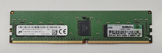 Micron 16GB PC4-21300 DDR4-2666MHz REG ECC Server Memory MTA18ASF2G72PDZ-2G6E10