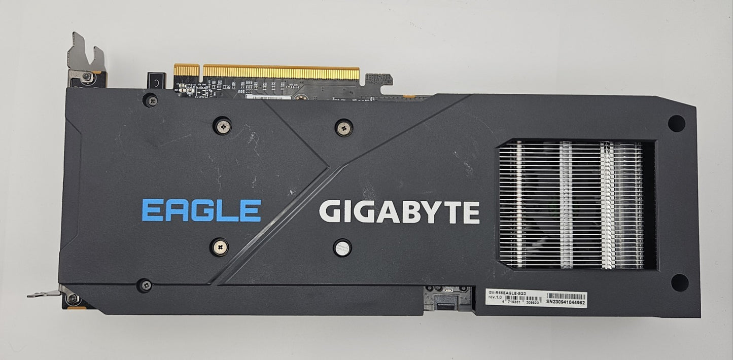 Gigabyte RX 6600 Eagle 8GB GDDR6 PCI-E 4.0 x8 Video Graphics Card GV-R66EAGLE-8G3
