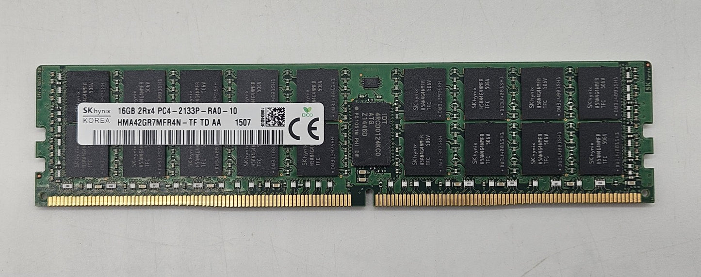 Hynix 16GB PC4-17000 DDR4-2133MHz REG ECC Server RAM HMA42GR7MFR4N-TF0